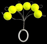 Fishing Tackle Max Trout Piloten rund gelb Ø 10 mm...