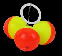 Fishing Tackle Max Trout Piloten rund orange / gelb...