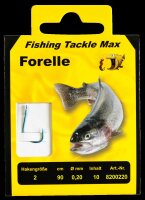 Fishing Tackle Max Haken geb. Forelle  02 Ø 0,20 mm Inh. 10 Stk.