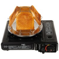 MFH Campingtoaster klappbar für 4Scheiben mit Zange