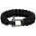 MFH Armband Paraschute Cord schwarz Breite 2,3cm Gr.L