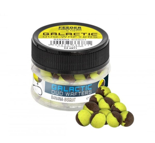 CarpZoom Galactic Duo Wafter 8mm 15g Banana-Bisquit