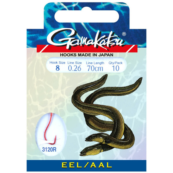 Gamakatsu Booklet Eel 3120R Gr.6 - 0,28mm 70cm