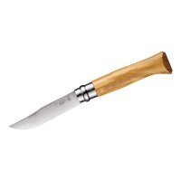 Opinel No.8 Geschenkset Olivenholz mit Etui