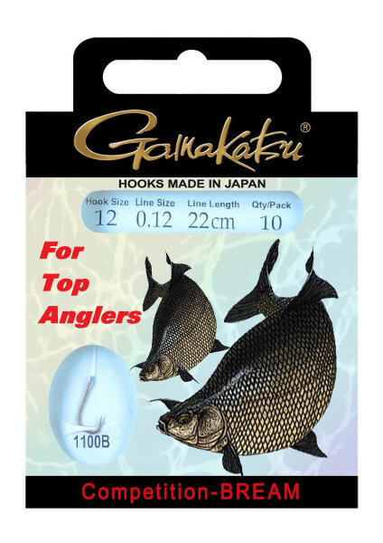 Gamakatsu Booklet Bream Com Gr.12 - 0,12mm