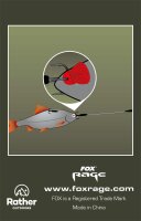 Fox Rage Predator Bait Fins red 25 Stück