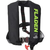 Fladen Inflatable Lifejacket D-Ring limegreen 150N