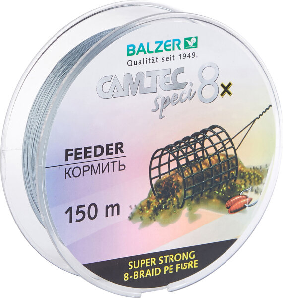 Balzer Camtec Speci 8x, Feeder 0,12mm, 150m, dunkelgrau
