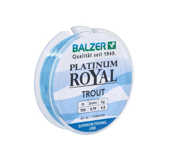 Balzer Platinum Royal Trout blau 150m 0,19mm