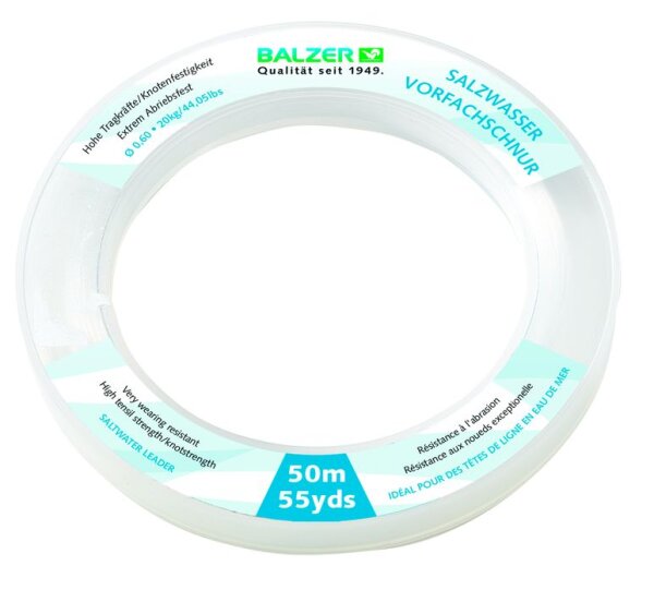 Balzer Salzwasservorfachschnur 50m 0,60mm