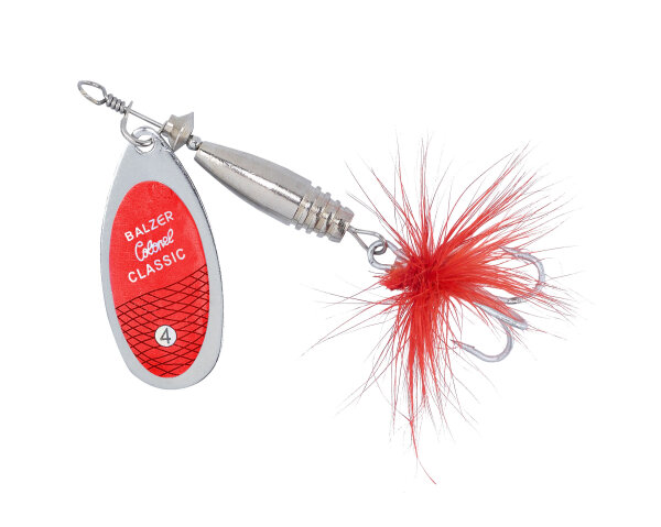 Balzer Colonel Spinner Classic, rot Glitter, 7g