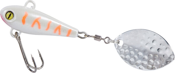 Balzer Shirasu Street Spin Buddy mit Zwillingshaken, 12g, Albino