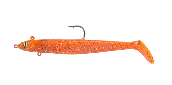 Balzer Valhall Rainer Korn Bullet Eel Schaufelschwanz, 80g, Natural Crab, Orange