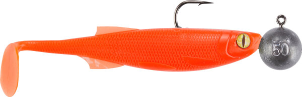 Balzer 71 Grad Nord Gummiset Pollack-Köhler, 30g und 50g, 10 und 12cm, Orange