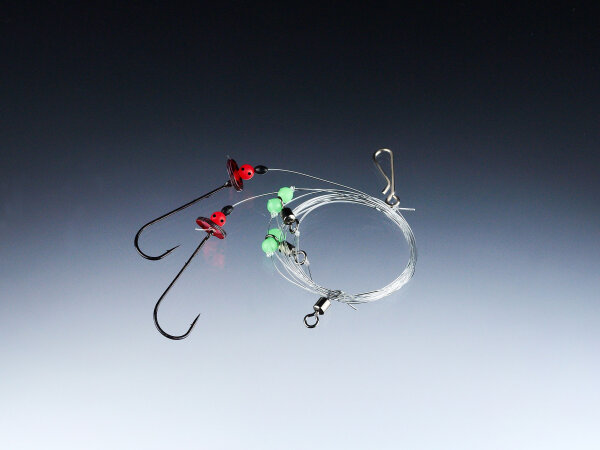 Balzer Edition Sea Surf Naturköder-System, 70cm 0,50/0,40mm 2x#1