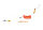 Balzer Plattfisch Perchman Rig, Rot-Gelbe Punkte, 80g