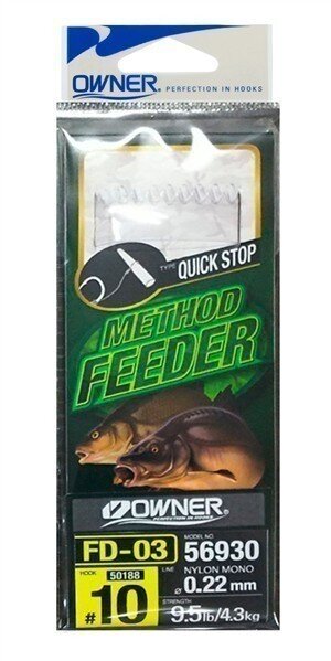 Balzer Owner Method Feeder Haken mit Quick-Stop 0,22mm #10