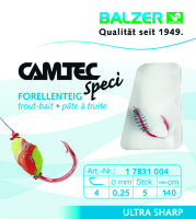 Balzer Camtec Speci Forellenteig rot 130cm #4