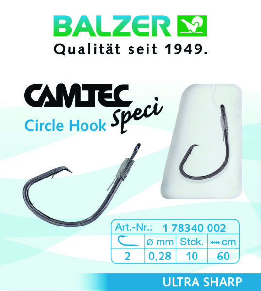 Balzer Camtec Circlehaken 60cm #8