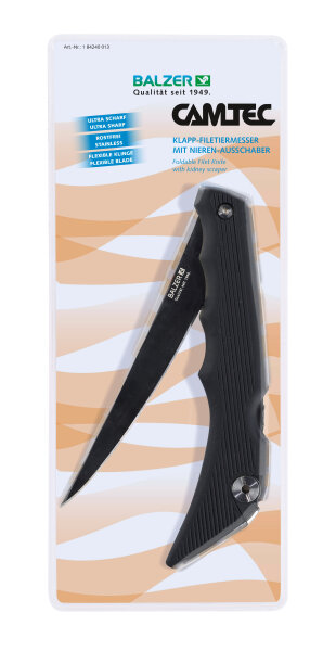 Balzer Klapp-Filetiermesser mit Ausschaber