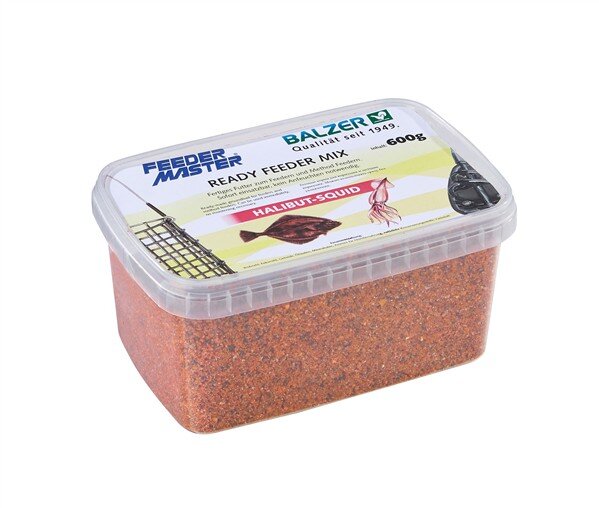Balzer Feedermaster Fertig-Futter Mix Halibut-Squid, 600g