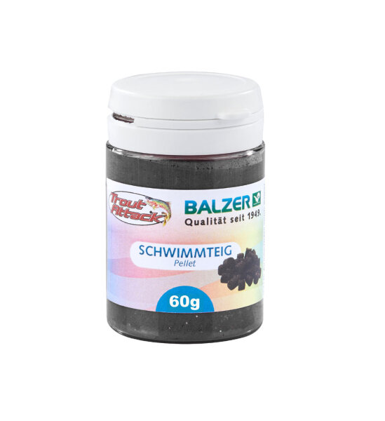 Balzer Trout Attack Forellenteig Pellet, schwarz