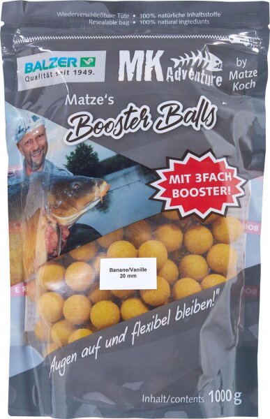 Balzer MK Booster Balls 15mm Banane/Vanille
