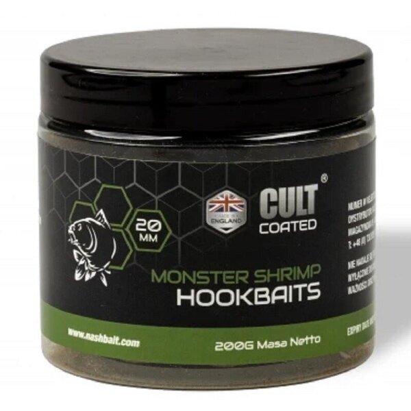 Nash Monster Shrimp Cult Coated Hookbaits 20mm