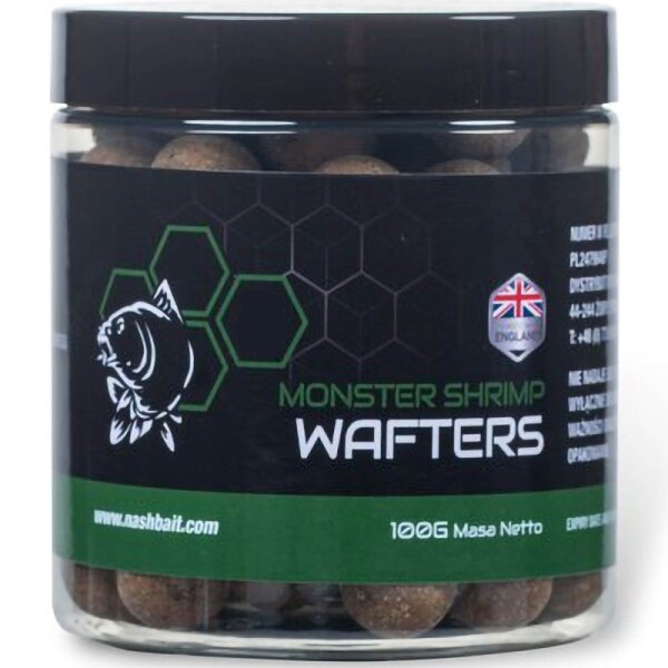 Nash Monster Shrimp Wafters 20mm 100g