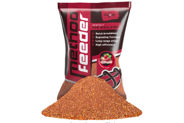 CarpZoom Method Feeder Strawberry-Fish NEW 1kg