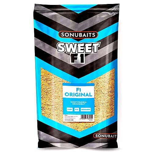 Sonubaits F1 Original Sweet Fishmeal Groundbait NEW 2Kg