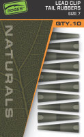 Fox Naturals Lead Clips Tail Rubbers Size 7
