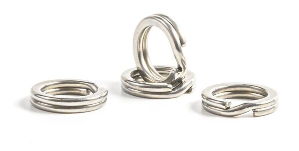 Fladen Heavy Duty Flat Split Rings 6mm-22kg