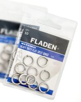 Fladen Heavy Duty Flat Split Rings 9mm-47kg