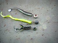 Spro FS Eyed Bottom Jig 10g natural - 3 Stück