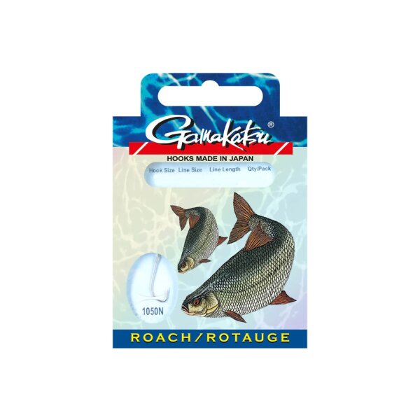 Gamakatsu Booklet Roach Gr.18 - 0,10mm 45cm