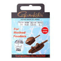 Gamakatsu Booklet Method Spike Gr.10 - 0,25mm 12cm