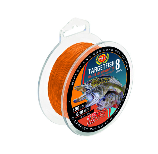 WFT TF8 Raubfisch orange 150m 20KG 0,22