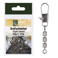 Zite Fishing Dreifachwirbel Größe 8 15 tlg.