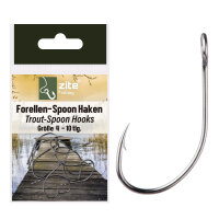 Zite Fishing Forellen-Spoon Haken Größe 4 10 tlg.