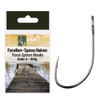 Zite Fishing Forellen-Spoon Haken Größe 8 10 tlg.