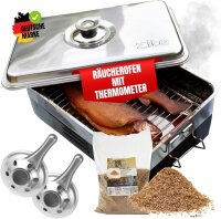 Zite Fishing Tischräucherofen + Räuchermehl 300g