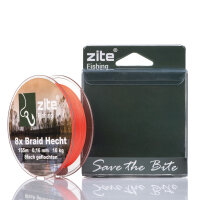 Zite Fishing 8x geflochtene Schnur Hecht 0,16mm 155m