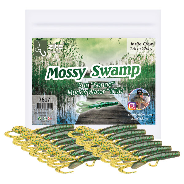 Zite Fishing 12x Creature Bait Mossy Swamp