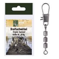 Zite Fishing Dreifachwirbel Größe 10 15 tlg.