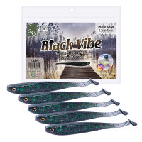 Zite Fishing Gummifisch Black Vibe 5 Stück