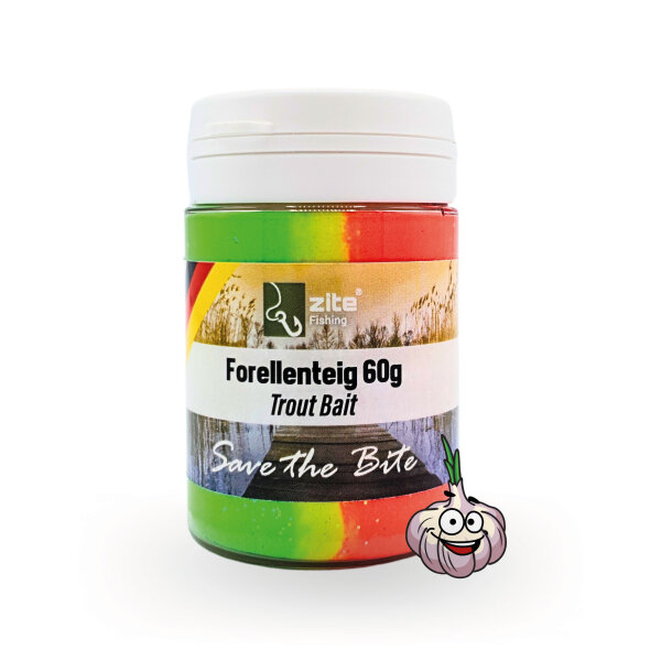 Zite Fishing Forellenteig Str.Garlic Regenbogen rot 60 g