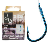 Zite Fishing Vorfachhaken mit Schnur Forelle Gr. 6