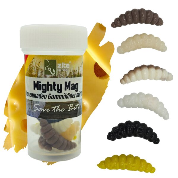 Zite Fishing Mighty Mag Natur Mix Käse 2,8 cm 12 Stück
