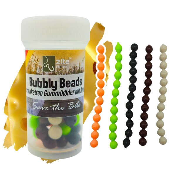 Zite Fishing Bubbly Beads Allround Mix Käse 8 mm 60 Stück